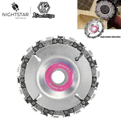4 Inch Saw Blade Grinder Disc Fine Chain 4 Inch Angle Carving Culpting Wood For 100/115 Angle Grinder