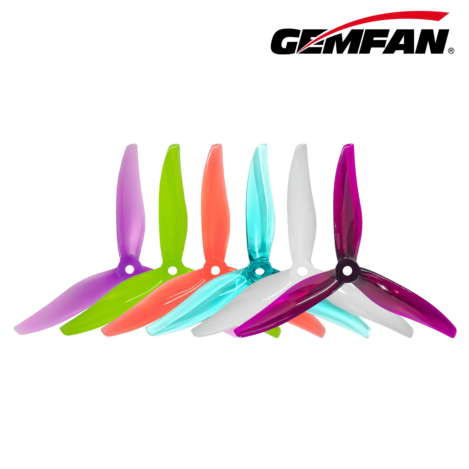 Gemfan 51377 MAX FPV Propellers, 2CW+2CCW, Durable 3-Blade for Racing