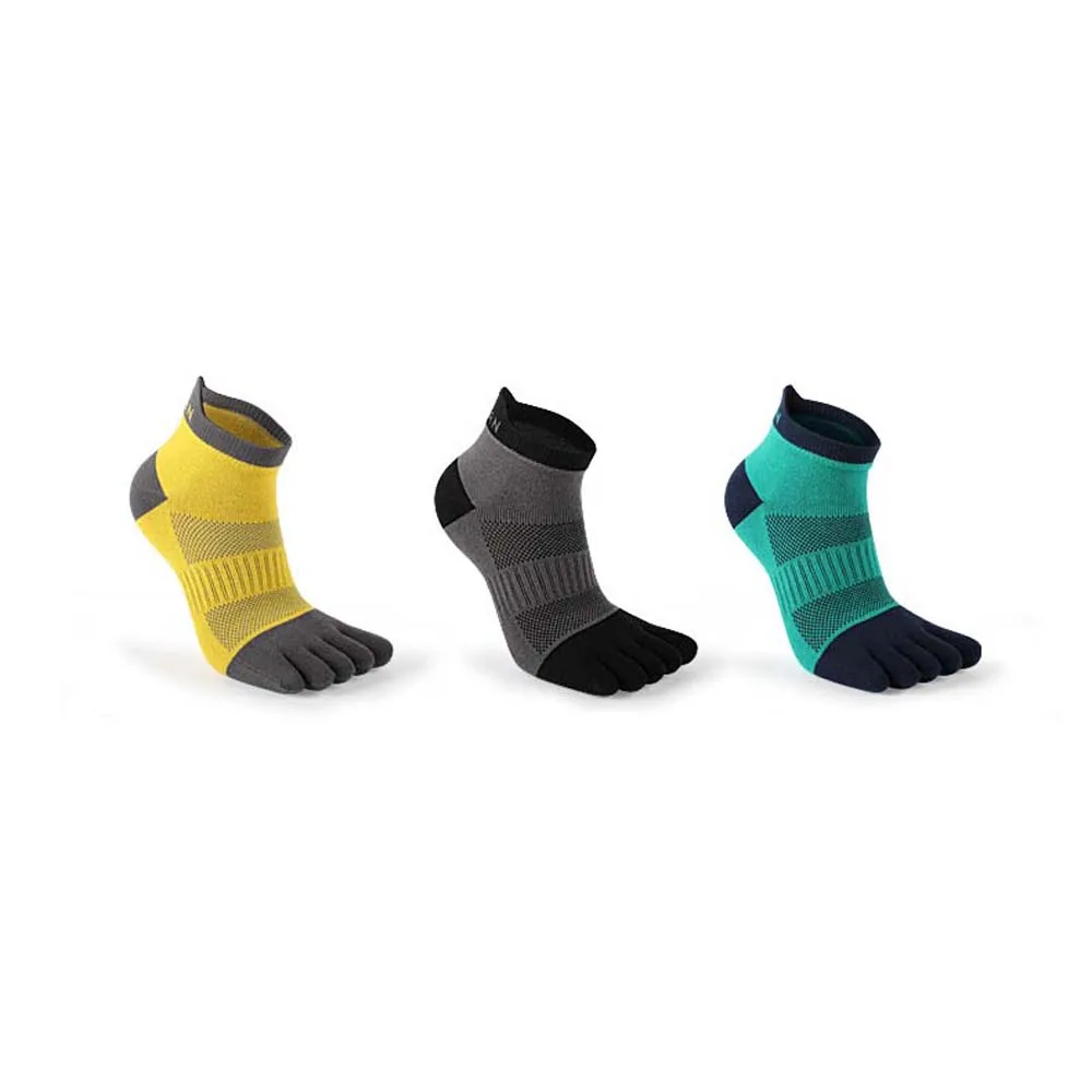 Anti-slip Breathable Women Sweat Absorbing Cotton Short Tube Socks Sport Hosiery Five-Finger Socks Split Toe Socks