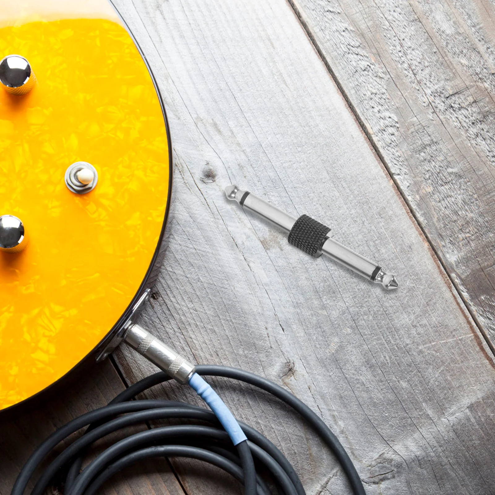 

3 Pack 6.35mm Pedal Connector for Guitar Effect Pedalboard Gold Plated Adaptor Patch Couplers Guitar Accessories