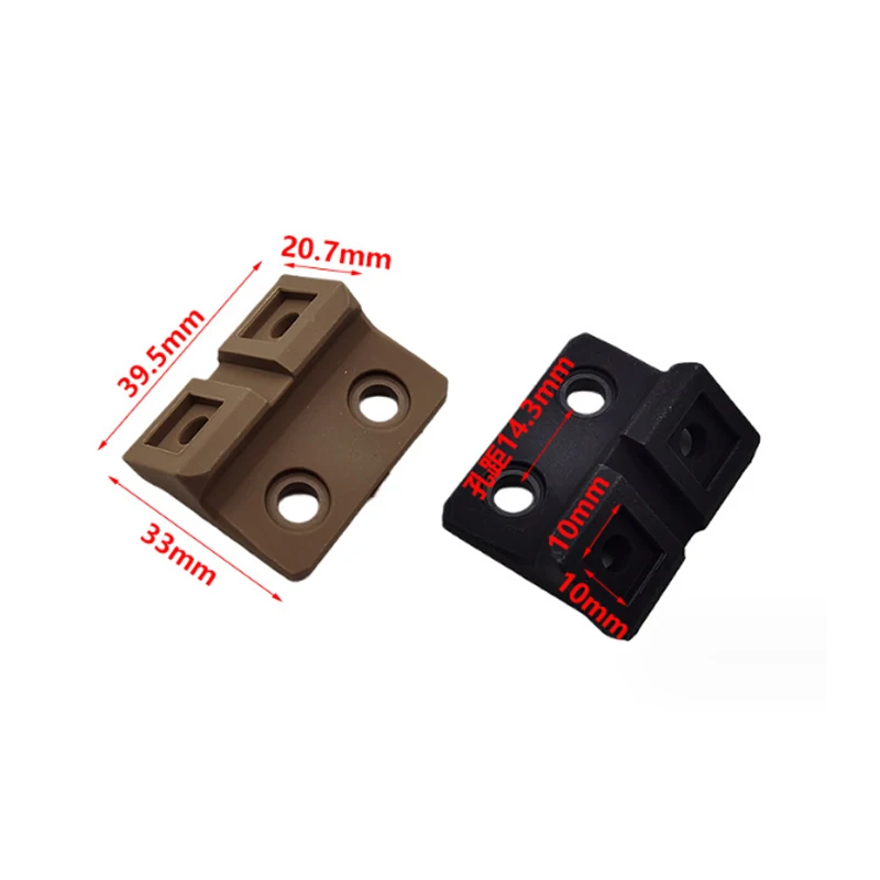 Surefir M600 M600C M300A Tactical Weapon Flashlight Nylon Offset Mount for Mlok Rail Airsoft Accessories