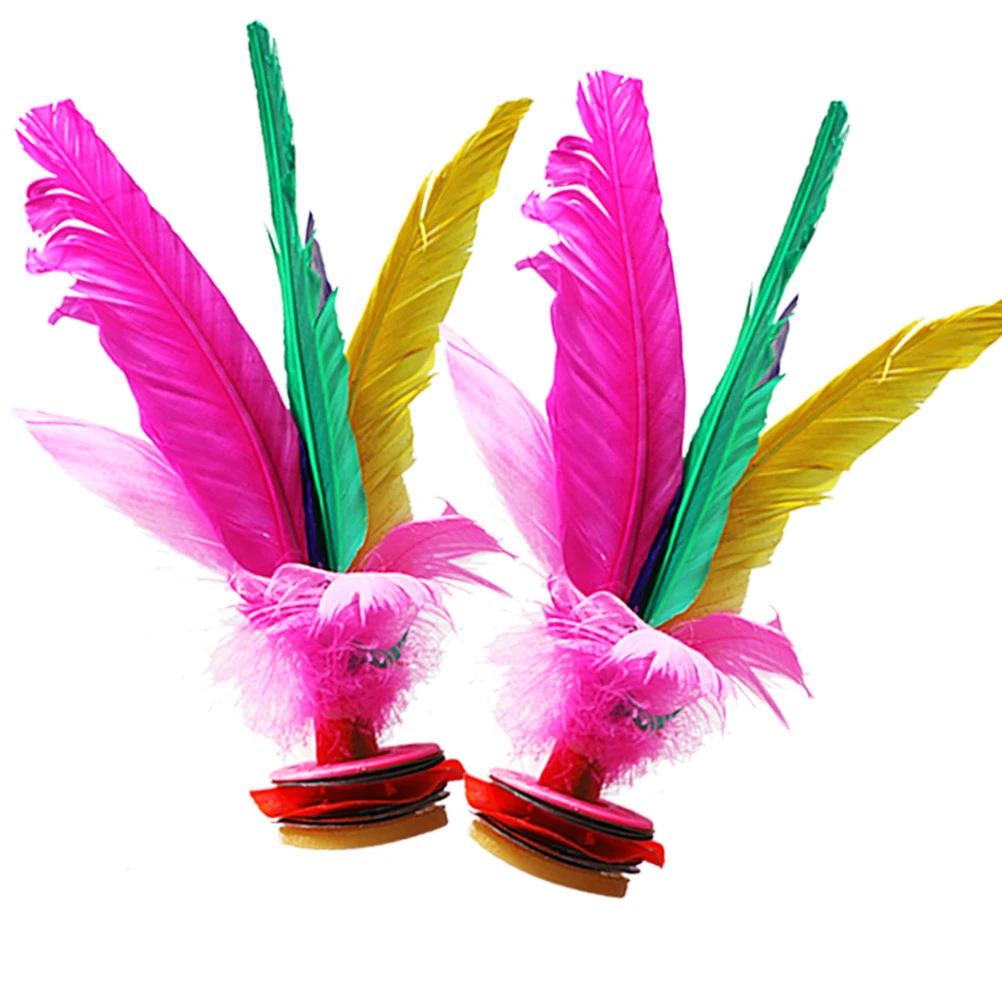 

Badminton Shuttlecock Rubber Foot Kicking Big Flower Chinese Jianzi Child