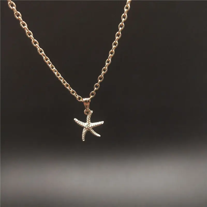 Letni Sztuczny Plażowy Naszyjnik Choker Prosty Boho Unikatowy Design Biżuteria dla Kobiet Dziewcząt Prezent Urodzinowy Nowy