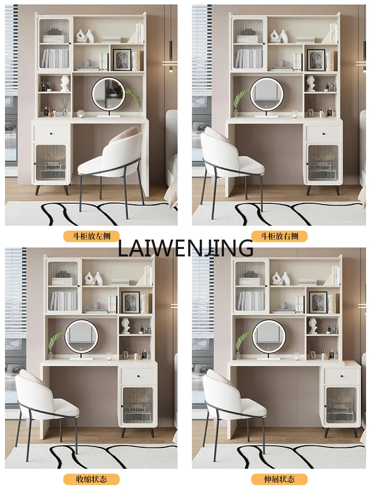 MJY solid wood dresser desk computer table bedroom storage integrated high-end makeup table