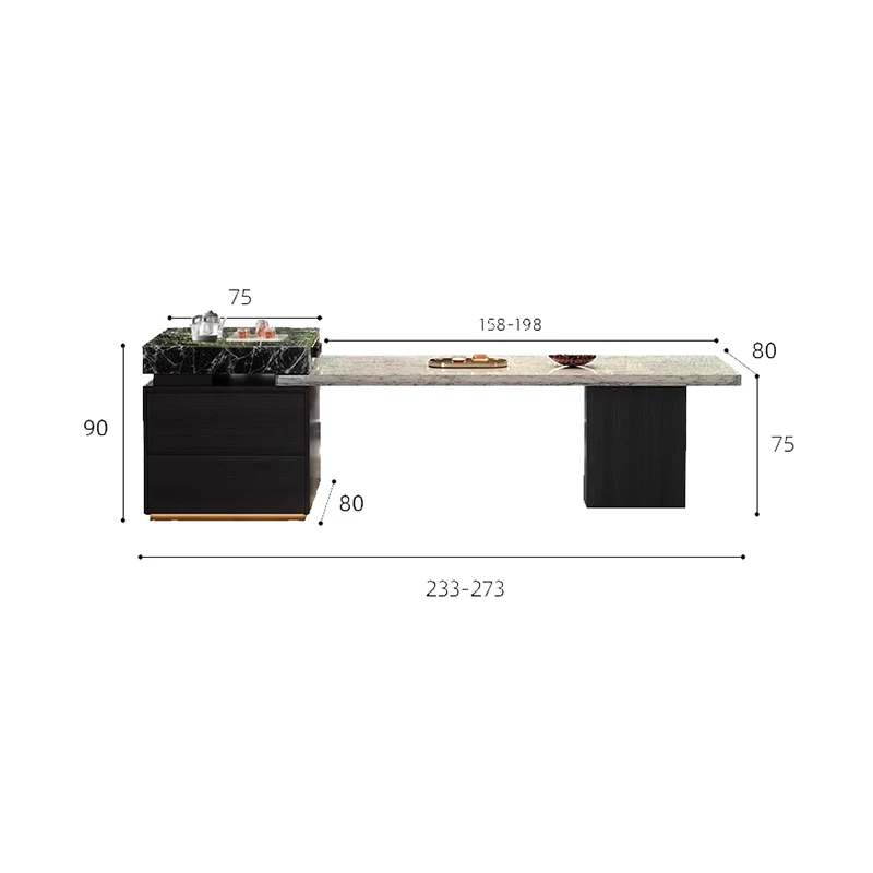 Islas De Cocina móviles De diseño con mesa De comedor, muebles De Isla De Cocina clásicos italianos elegantes De primera calidad