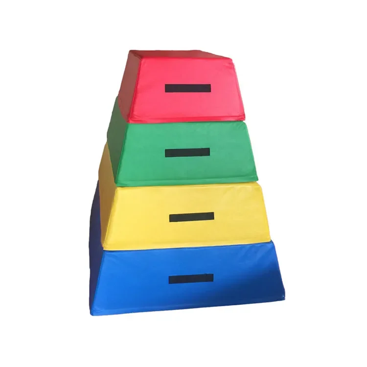 4 Sections Soft Vault Box Sports Gym Foam Vault Box