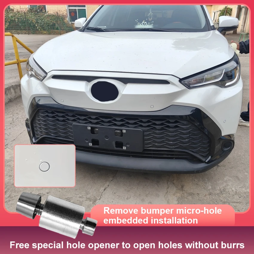 Sistema de Assistência de Estacionamento com Sensor e Radar de Ré com Buzzer para Toyota Corolla Sedan 2017 a 2024 - Sistema de Alarme Inteligente para Carro