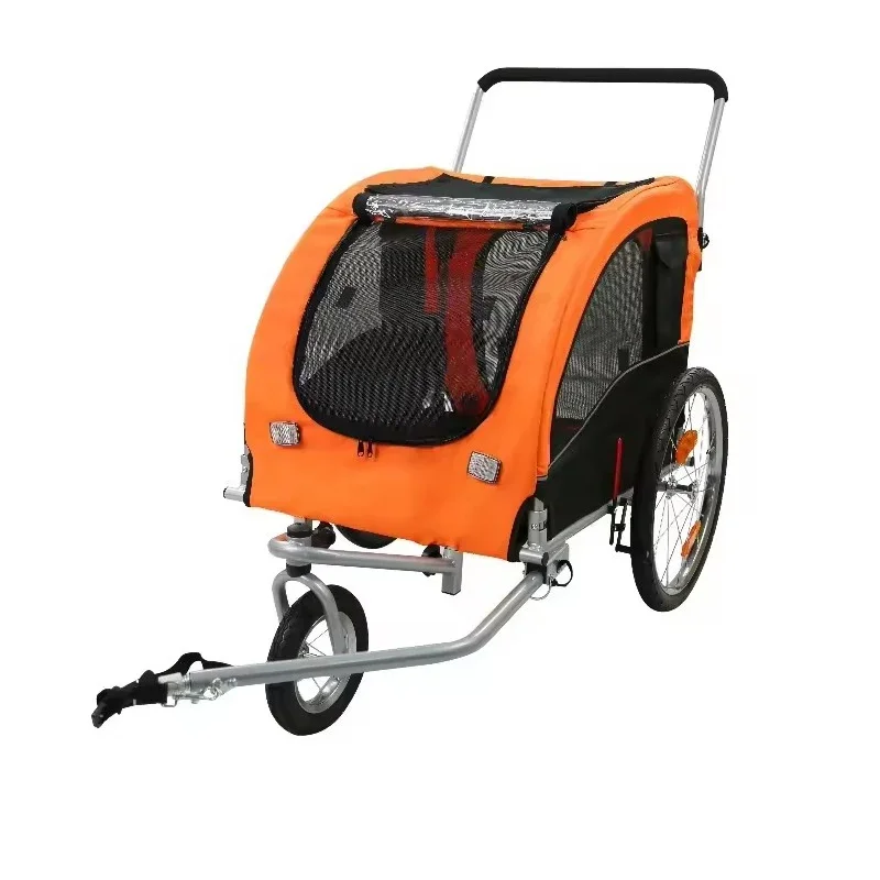 Hot Sale Travel Pet Products Trolley Electric Bike Trailer Shop Bike Bicycle Trailer Coupling Bike Camper