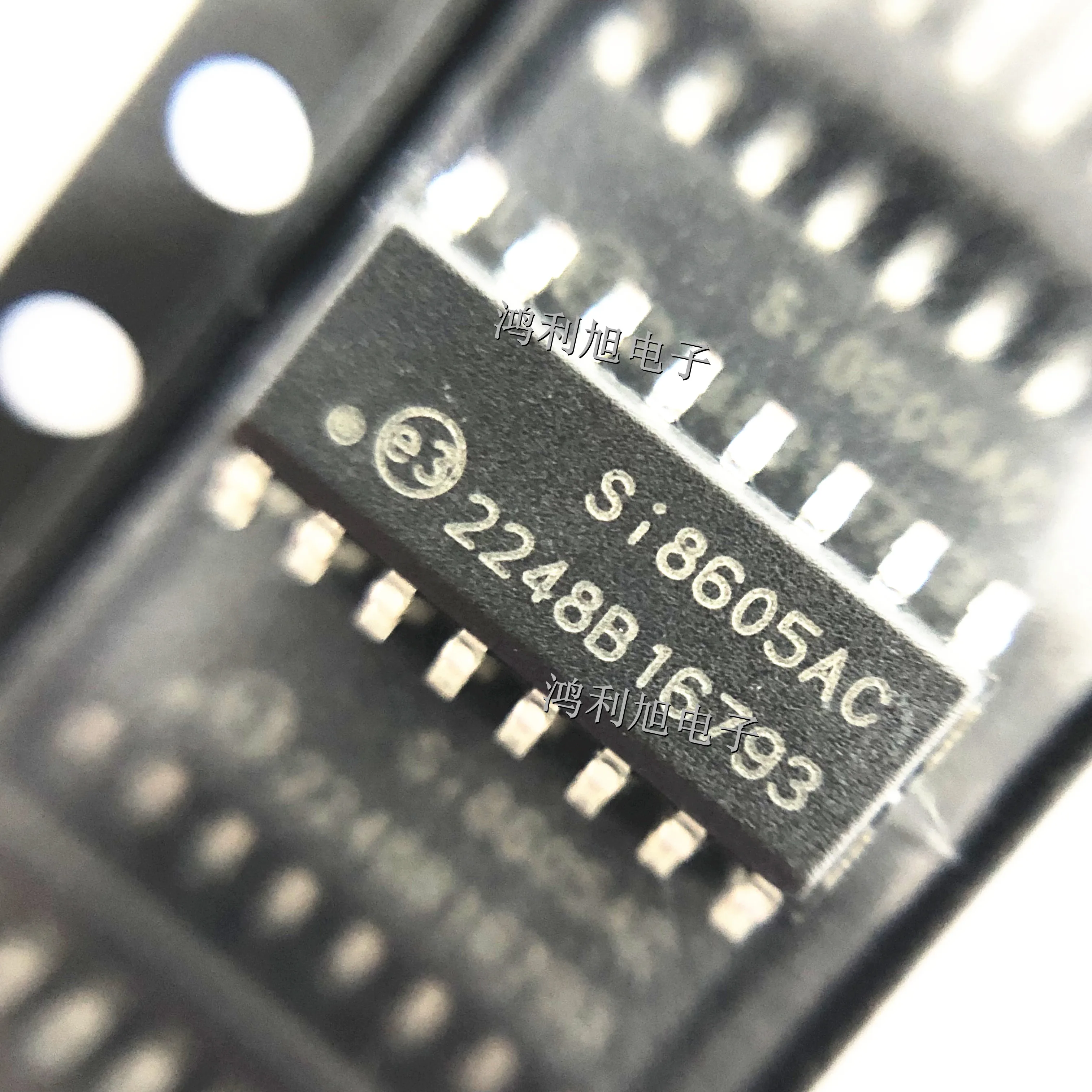 5PCS/Lot SI8605AC-B-IS1R MARKING: Si8605AC Digital Isolator Open Drain 10Mbps 16-Pin SOIC N T