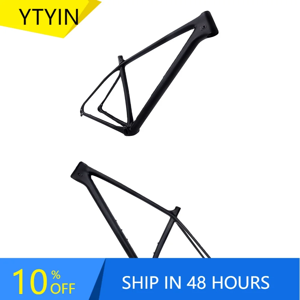 

YTYIN SeeMore15" 17" 19" Height Frame Set T800 Carbon Fiber 700C Disc Brake Internal Routing Bike Frame