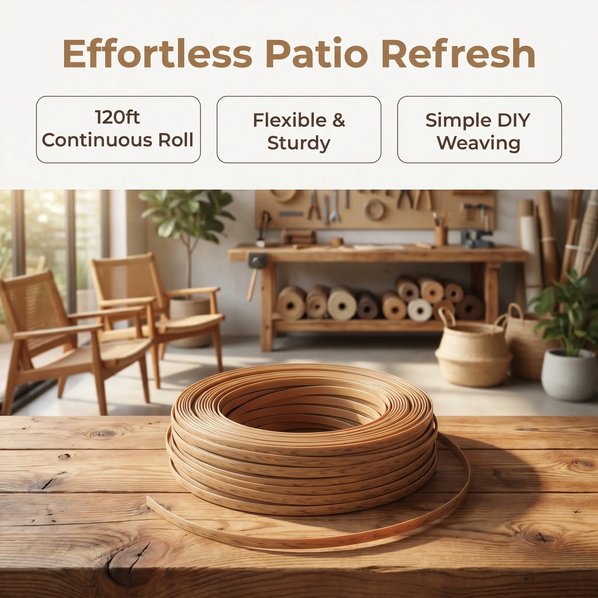 Kit Perbaikan Rotan Plastik 12 - Outdoor Furniture Restoration ulasan dan harga