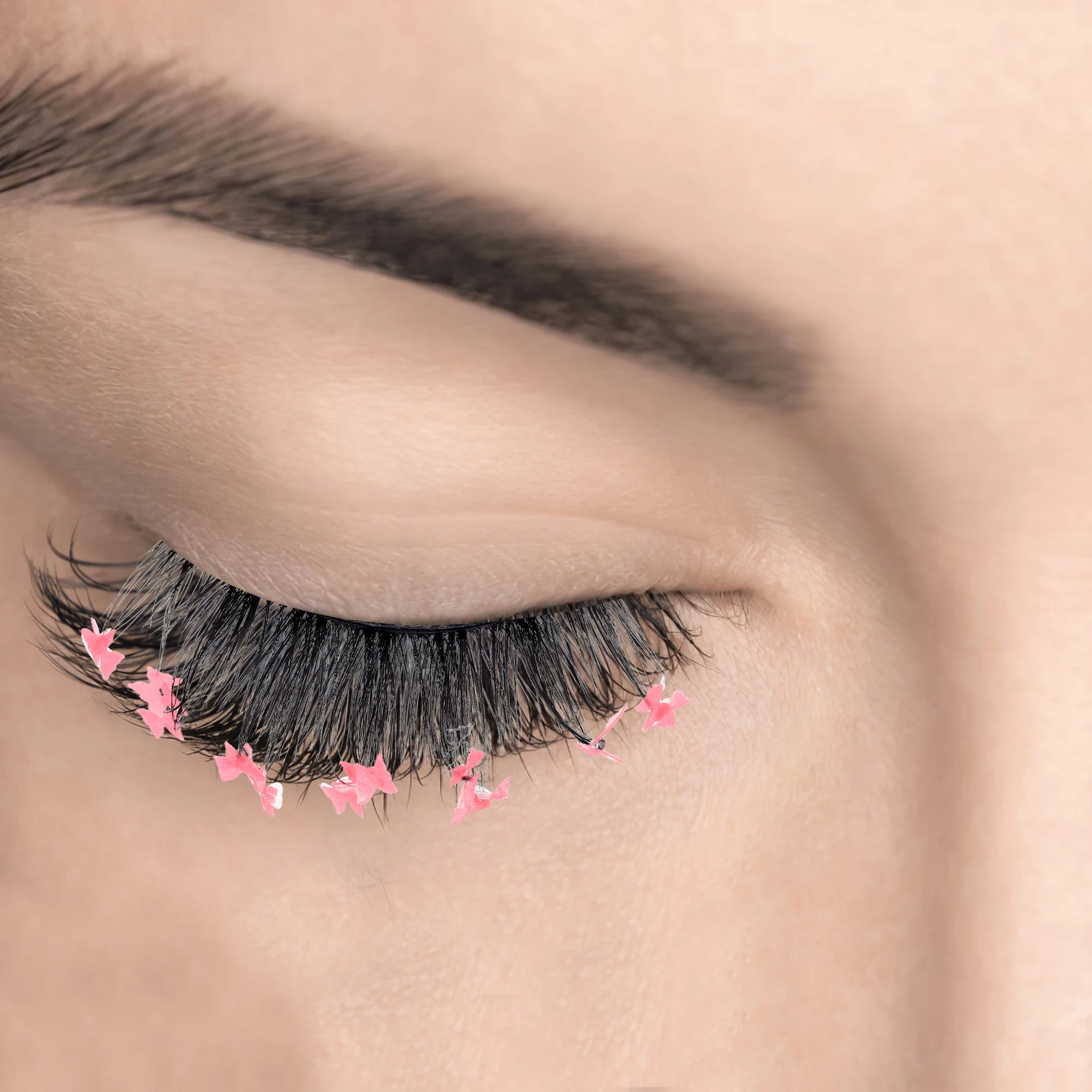 

1Pair False Lash Extensions Long Fake Eyelashes for Women Party Date Makeup Lashes False Eyelashes