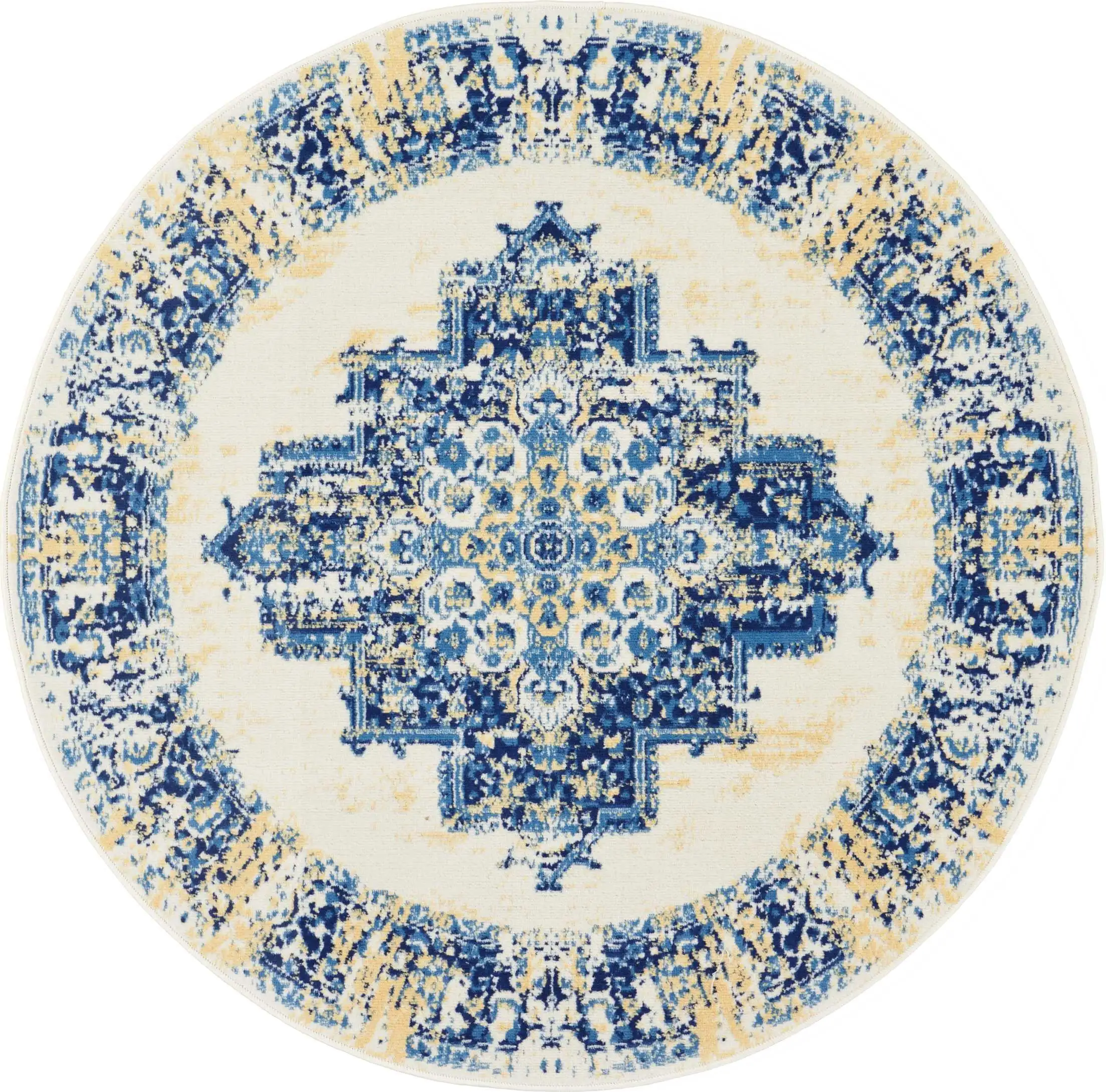 

Коврик Modern Medallion Loomed, 5 футов X 5 футов