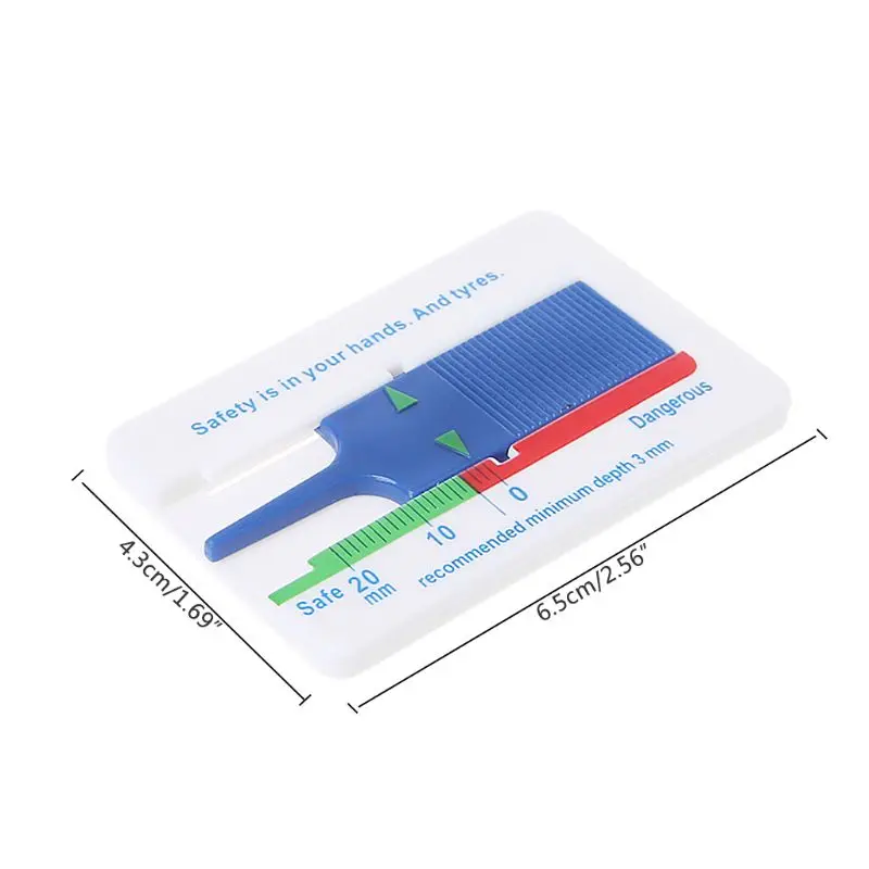 Auto Tyre Depth Gauge Caliper For Car Motorcycle Tire Wheel Measure Meter Thickness Detection Repair Tool