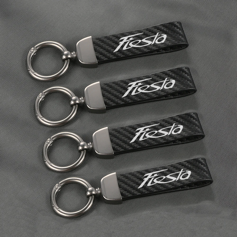 For Ford Fiesta mk7 mk8 mk5 mk4 mk6 1995-2011 2012 2013-2021 Accessories Auto Fashion Keychains High Quality Car Key Strap