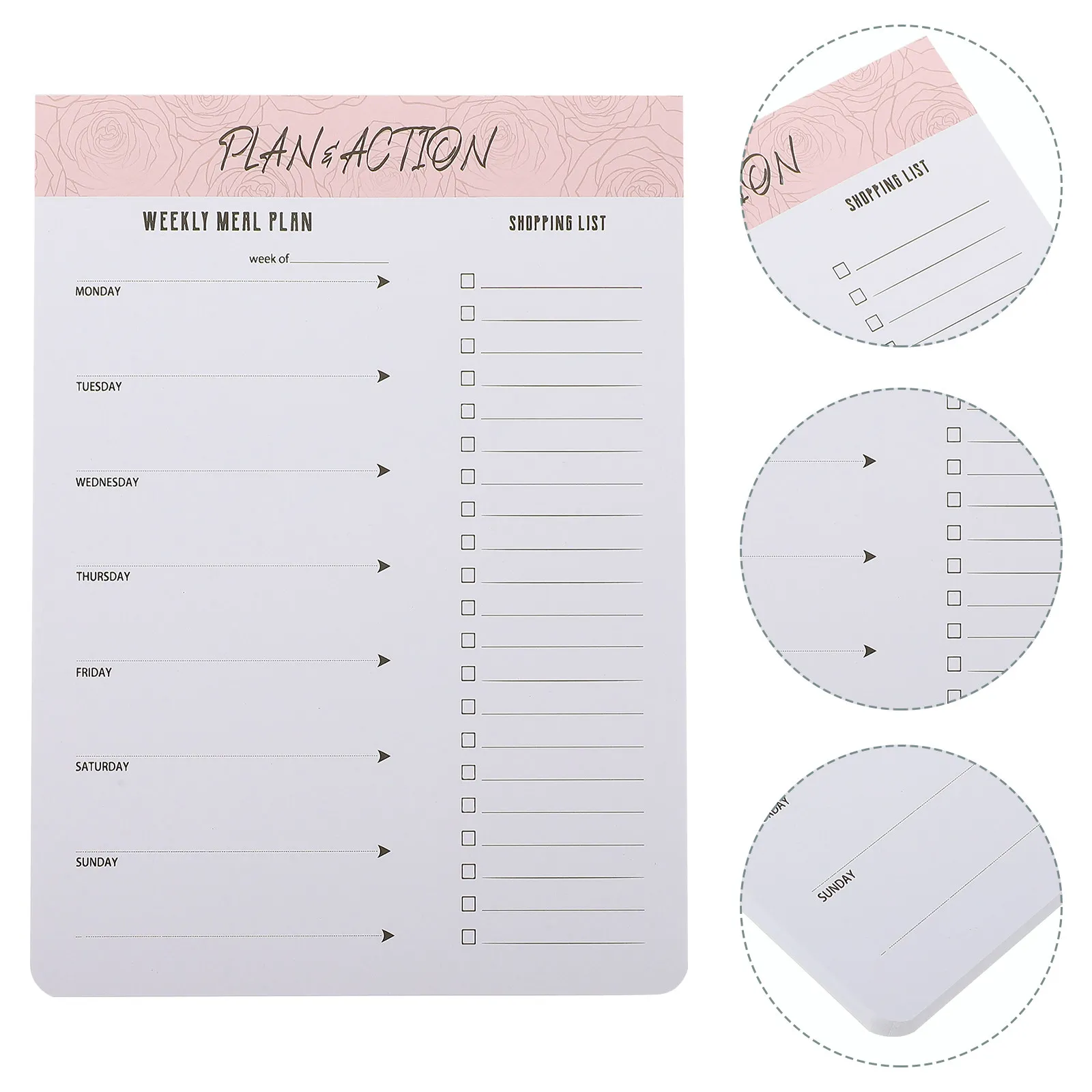 

Convenient Note Pad Multi-Function Tearable Planner Notepad Writing Pad for Daily Planner Memo Pads Household to Do List