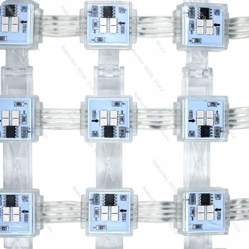 Grid screen Outdoor H2020 four lights P40 flexible transparent grid screen New media advertising grid screen