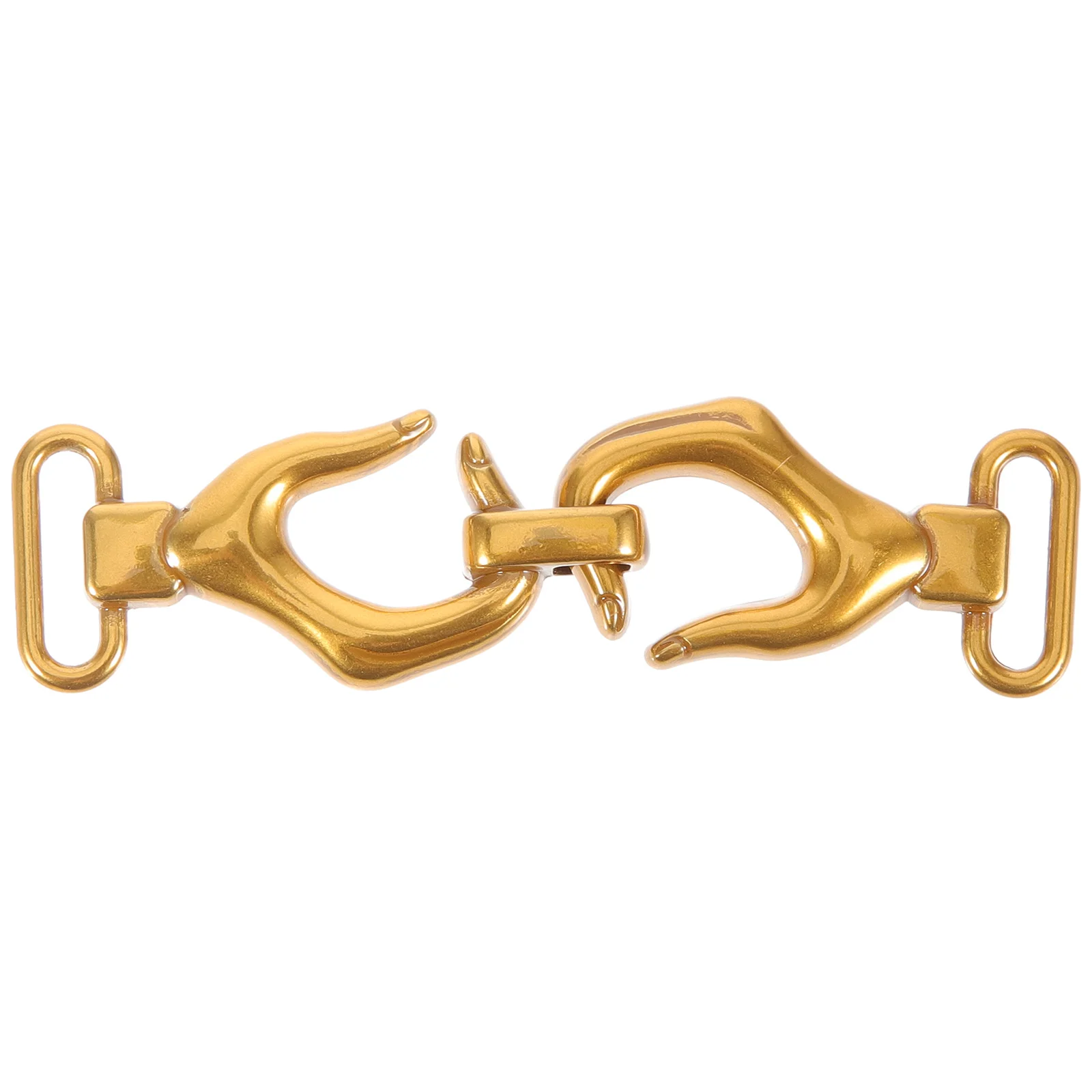 مشبك حزام خصر معدني لإبزيم تبديل المعطف، تصميم سطح أملس خفيف الوزن مناسب لمعطف الرياح وشال الرأس