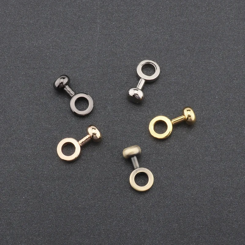 

2pcs Pure Copper Accessories Bag Zipper Handbag Repair Kit Chain Buckle Replace Hardware Buttons Transform Buckles