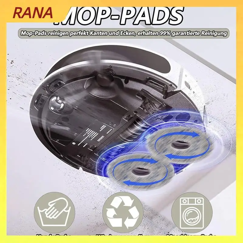 

RANA For Ecovacs Deebot T30 Omni/T30 Pro Omni Robot Vacuum Cleaner Main Side Brush Hepa Filter Mop Cloth Dust Bags Parts