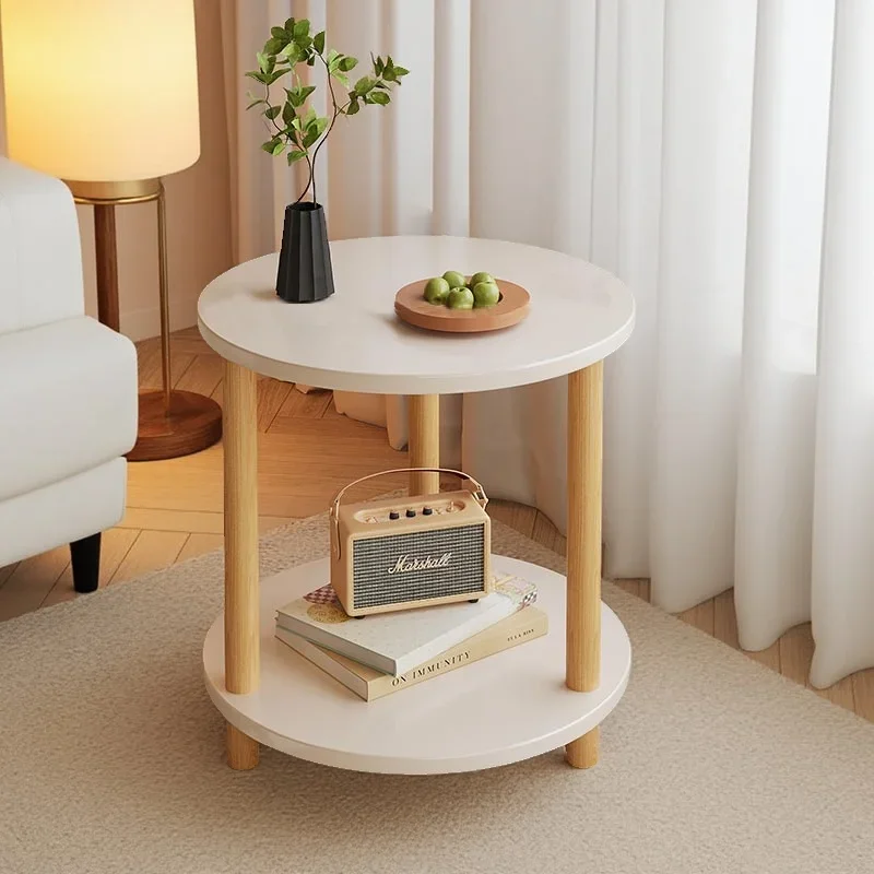 Simple small round table side few ins wind Internet celebrity small coffee table living room home sofa corner few Nordic creativ