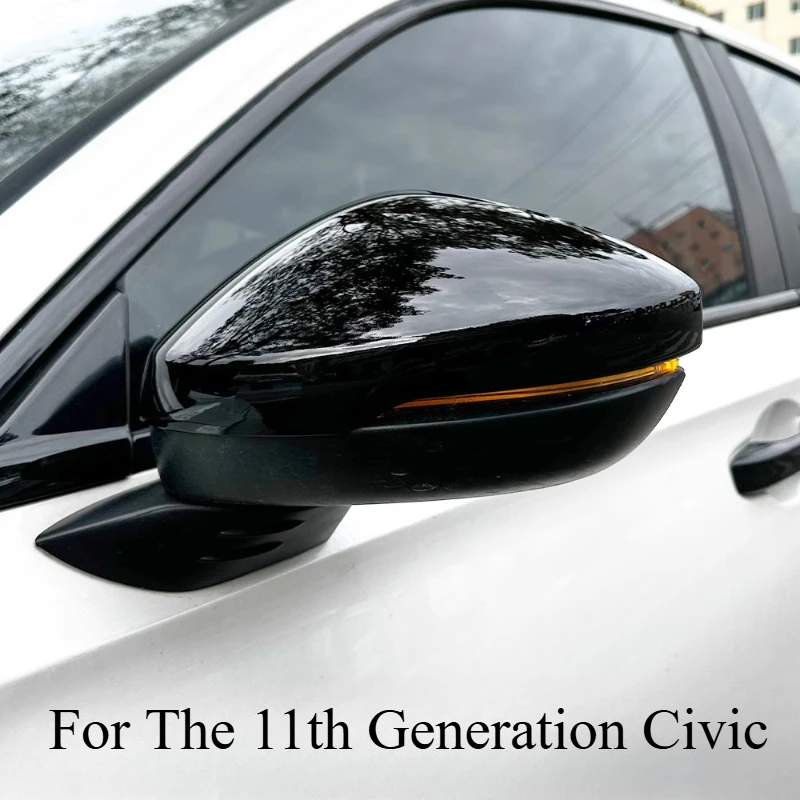 

For The 11th Generation Civic Rearview Mirror Cover Modification Type Rearview Mirror Shell Protective Cover Accessories