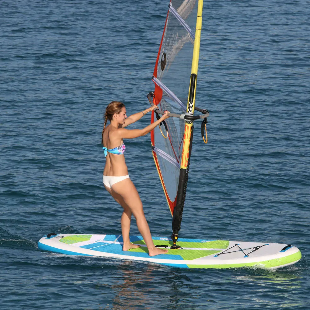 Wholesale Big Surfboard Inflatable Windsurfer Stand Up Paddle Board With Sail