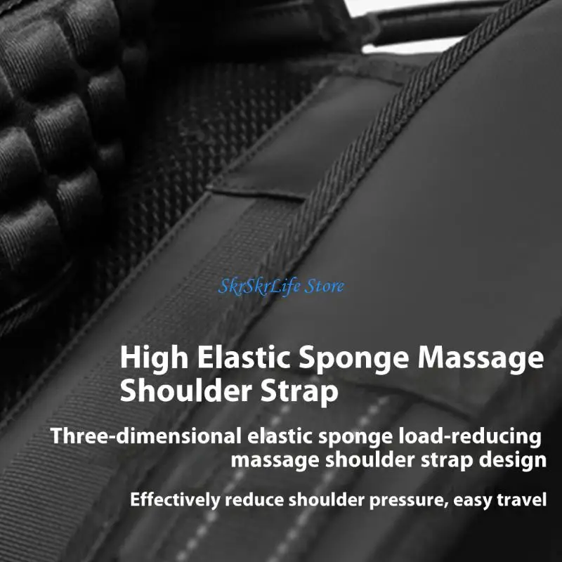 

E65E Expandable 19Inch Vacuum Seal Travel Backpack Air Compression Oxford Bag