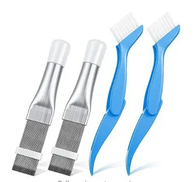 Air Conditioner Fin Cleaning Tool Home Cleaning Tool Coil Comb A/c Hvac Condenser Radiator Universal Folding Brush Cleaning Tool