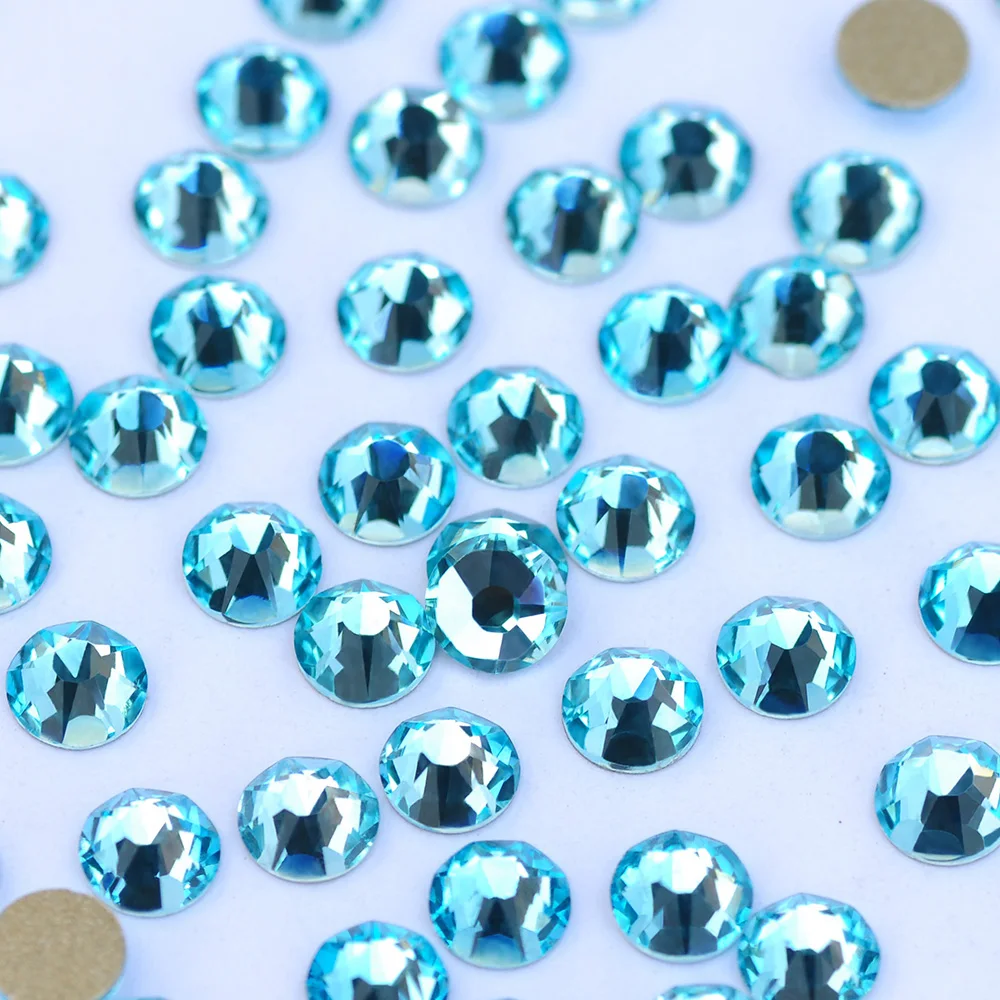 PUBRILEX 16 وجه كريستال ستراس XILION 2088 XIRIUS Rose No Hotfix تثبيت بارد مسطح حجر الراين لمسمار الفن حقيبة الأسنان جوهرة