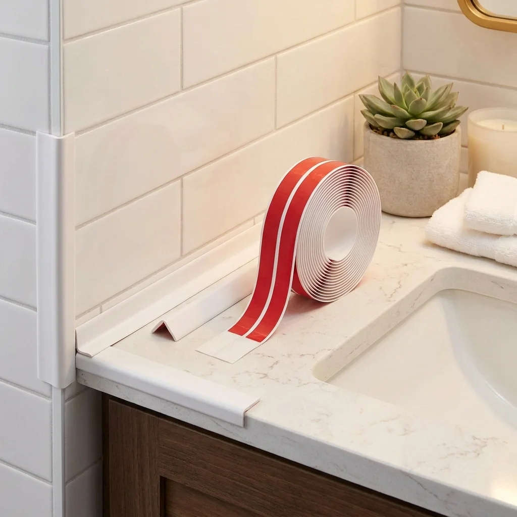 

Durable Self Adhesive Wall Corner Protector Flexible Peel and Stick Corner Moulding Trim 3 Meters Bendable Edge Guard Countertop