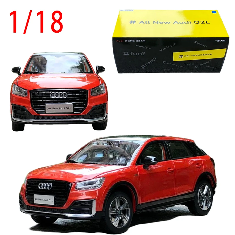

Литая под давлением масштаб 1/18, совершенно новая модель автомобиля Audi Q2L, сплав Audi Suv Play Vehicles, игрушки для мальчиков, оригинальная коробка, подарок