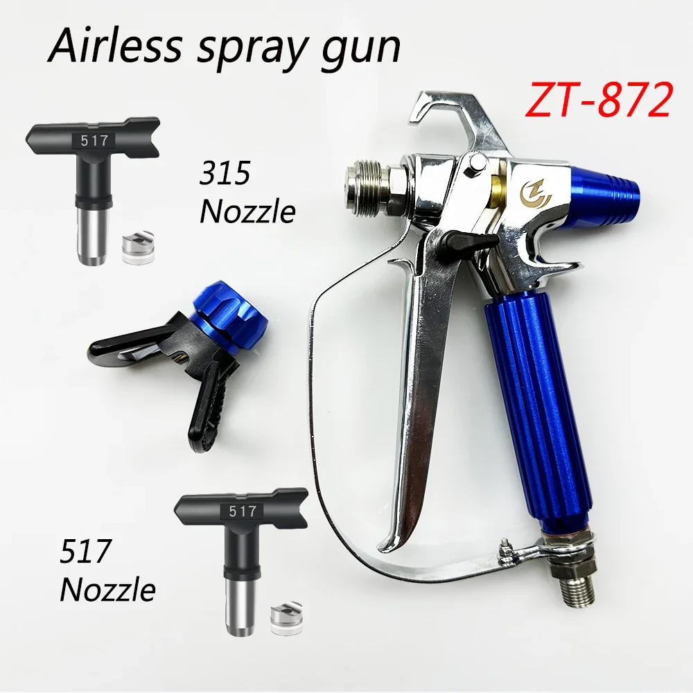 

3600psi Paint putty powder ZT-872 airless spraying machine accessories 315/517 two nozzles high-pressure spraying machine