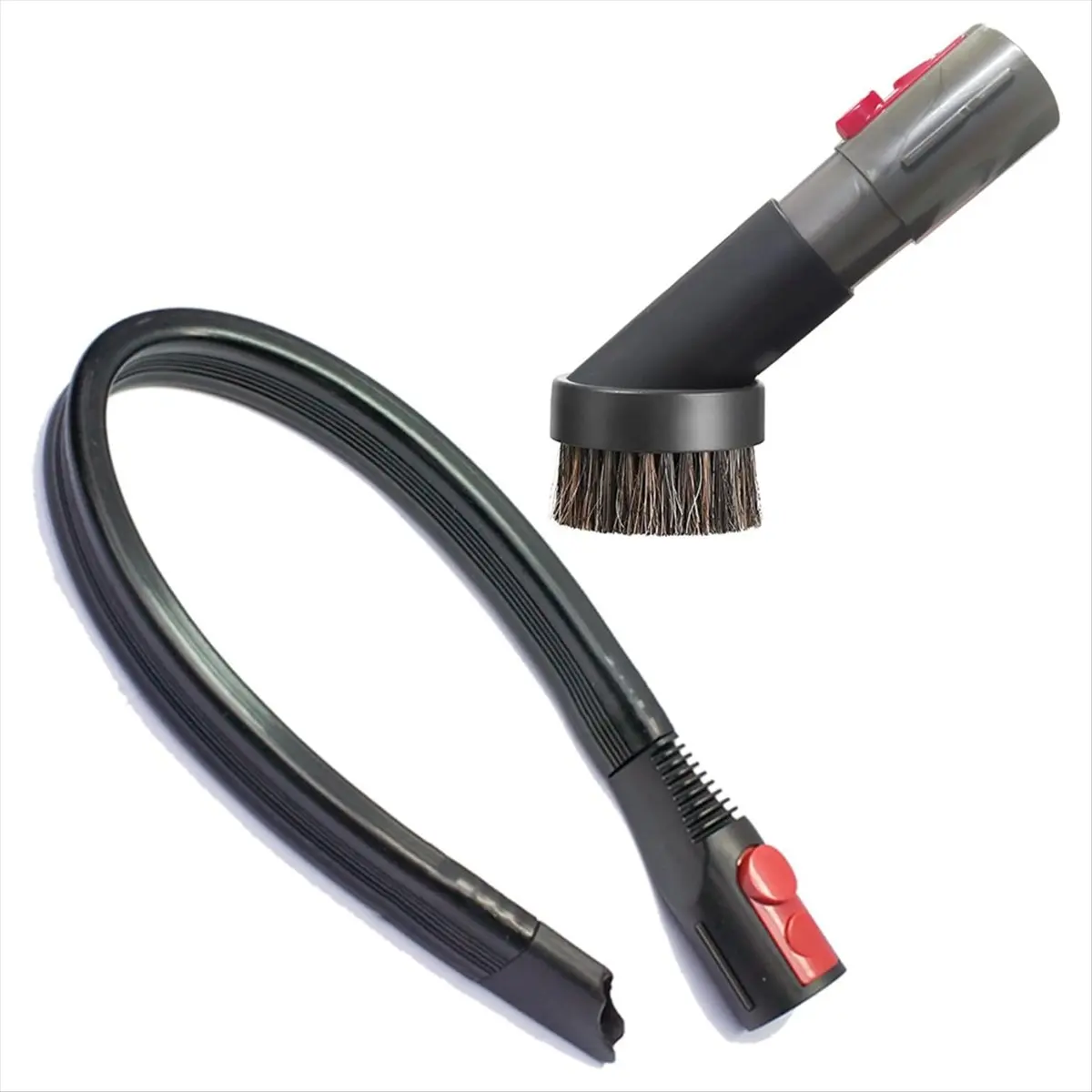 HOTITEMS Vacuum Attachments for V7 V8 V10 V11 V15 Include Flexible Crevice Tool & Dust Brush, for Dryer Vent Car & Corners.