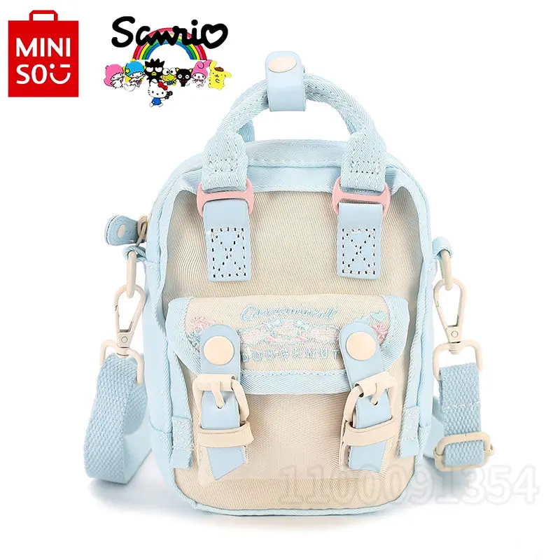 Cinnamoroll-Mini sac à bandoulière brodé pour femme, sac de dessin animé mignon pour fille, marque de luxe, mode initiée, haute qualité, nouveau