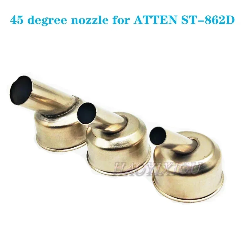 original ATTEN 45 degree nozzle for ST-862D lead-free hot air gun soldering station Intelligent rework station  PCB chip repair