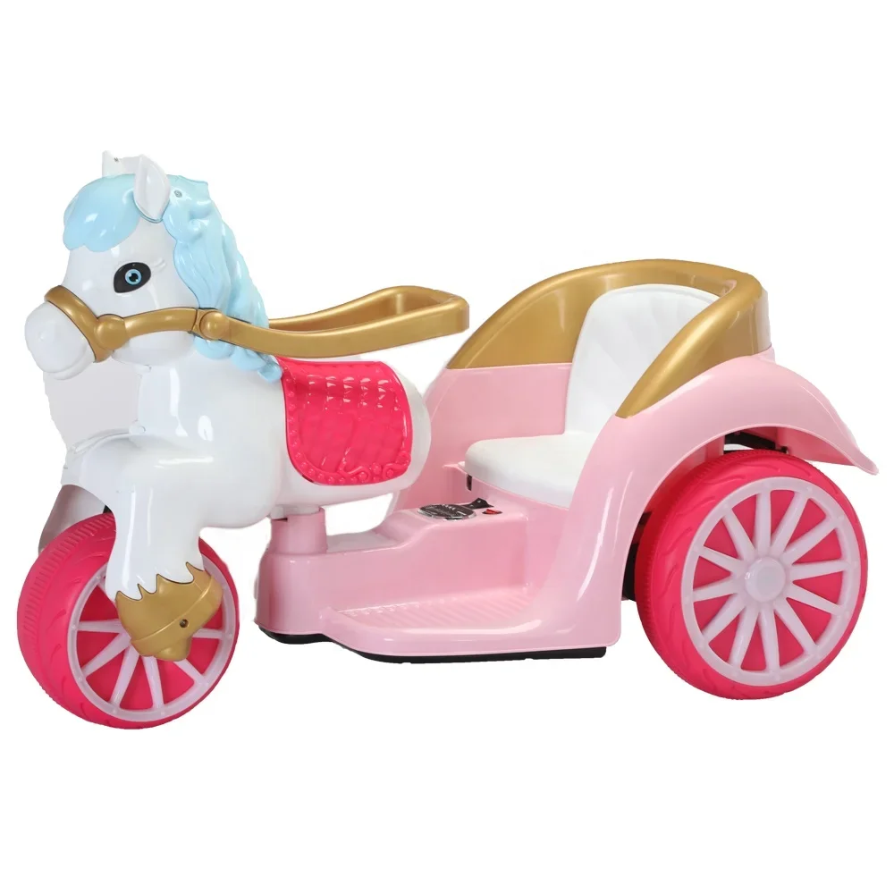 new design princess children battery motorbike kids mini electric motorcycle 12v ride-on cars 3 wheels baby driving car