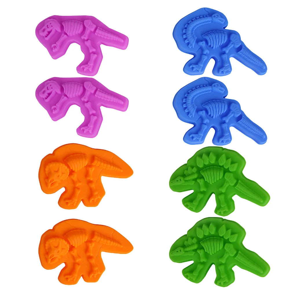 

8 Pcs/2 Kids Toys Accessories Beach Plaything Fossil Set Dinosaur Educational Child Early Learning