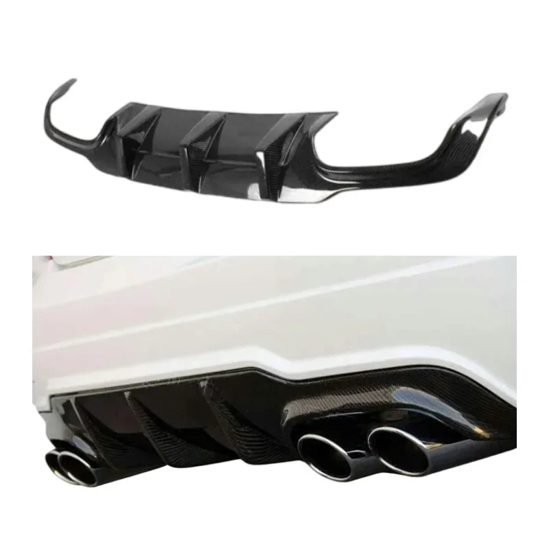 

Car Accessories C63 style Carbon fiber Rear lip spoiler For Mercedes-Benz W204 2010-2014