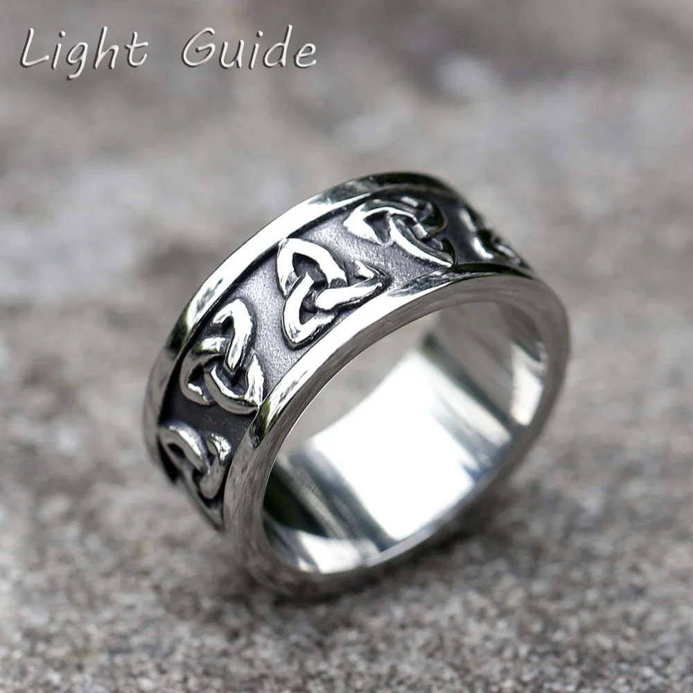 2022 NEW Men's 316L stainless-steel rings Odin Viking rune celtic Amulet RING for teens fashion Jewelry Gifts free shipping