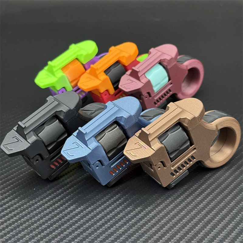 Juguete Antiestrés De Pistola Plegable En 3D – Portátil, De ABS Para Aliviar La Ansiedad, Ideal Para Adultos Y Adolescentes