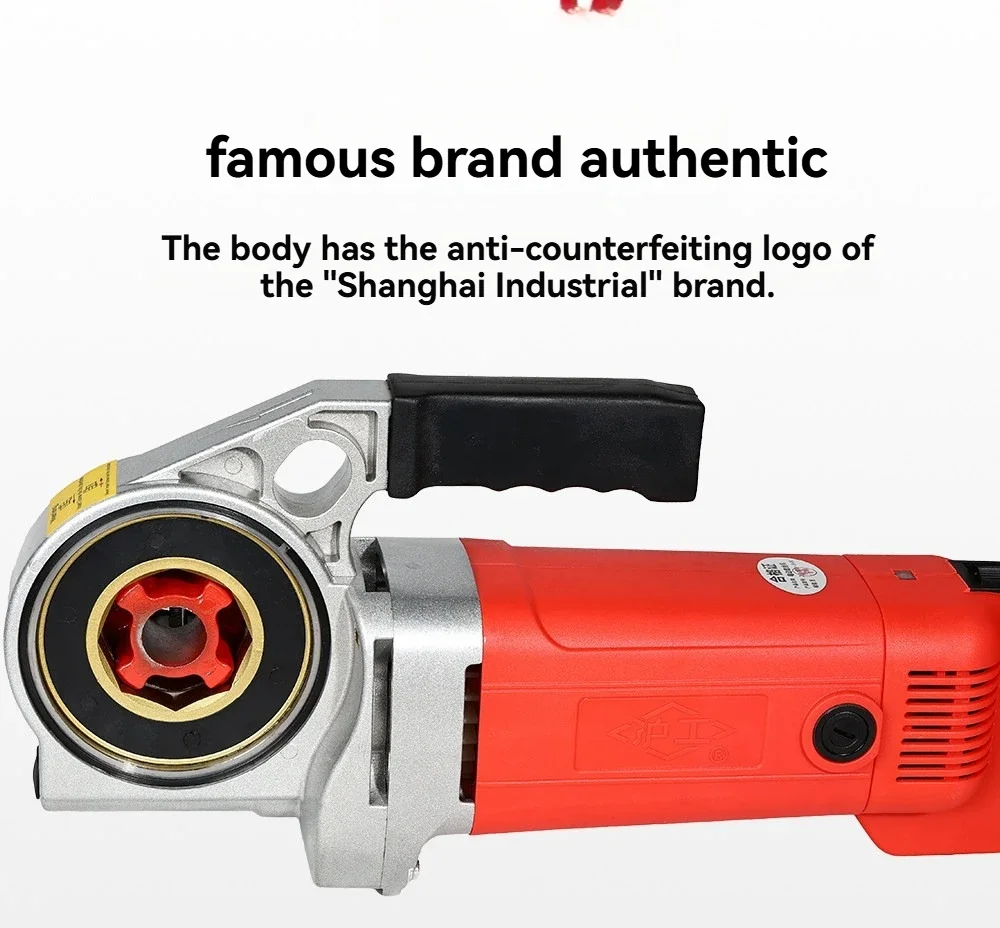 2-Inch Handheld Electric Threading Machine (AC-Powered) for Threading Galvanized Pipes and Water Pipes