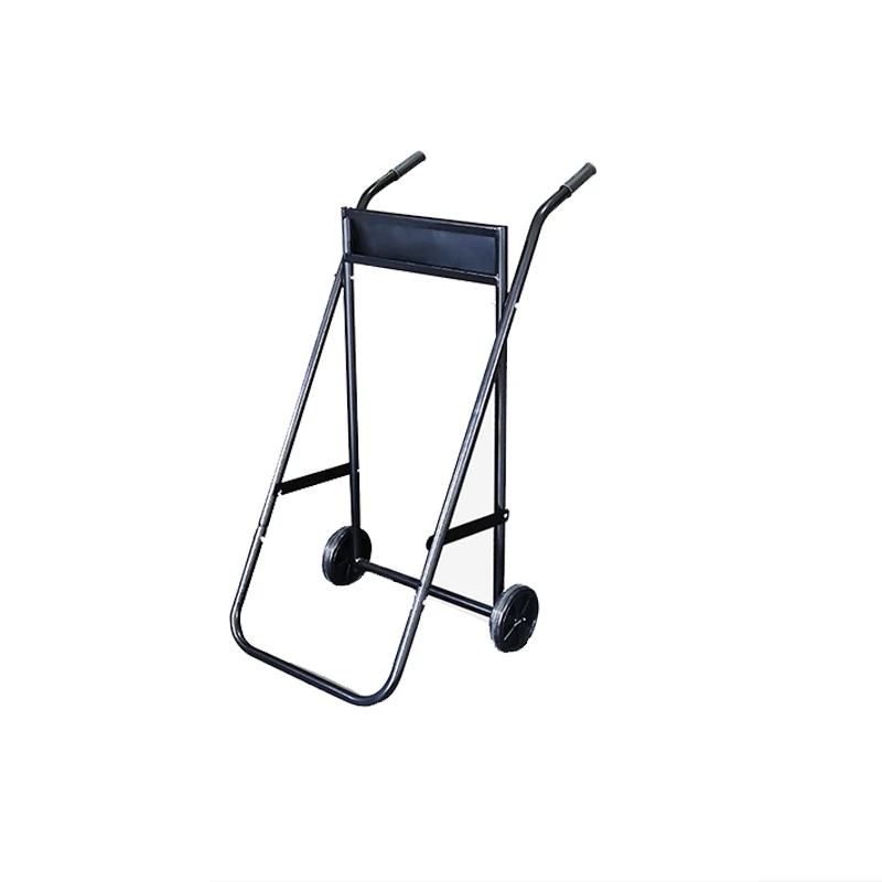 

Foldable Outboard Motor Trolley Black Folding Cart Bracket Portable Propeller Of Paddle Hanging Machine Barrow Can Carrying 75KG