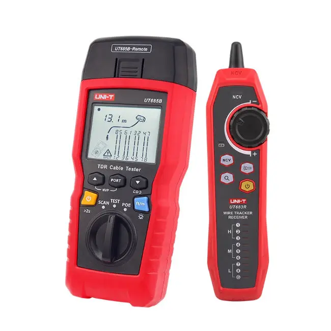 685B KIT Cable Tester TDR Electronic POE RJ11 RJ45 Measuring Instrument with 1 Year Warranty for Detecting Cable Sequence