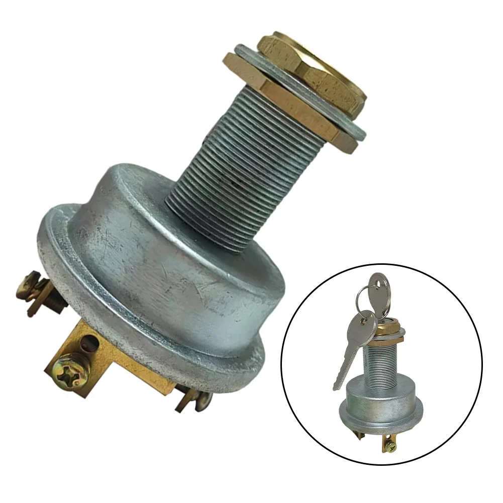 

Ignition Switch Replacement With Keys Metal Easy To Install Accessories Ignition For Harsh Working Conditions.