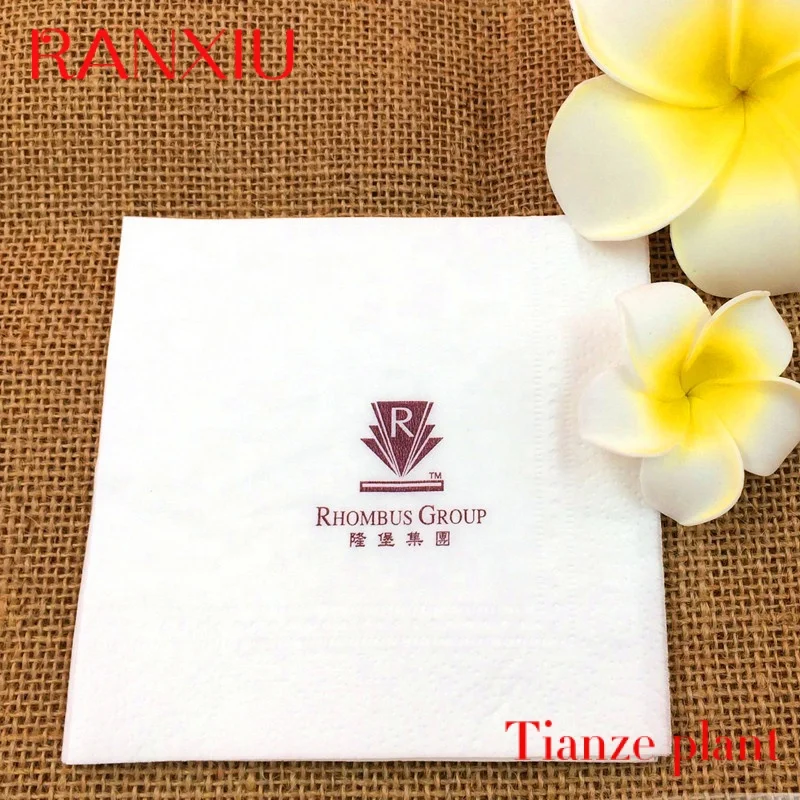 Custom Custom New Style Table Paper Napkins Eco Friendly Canteen Servilletas Table Tissue