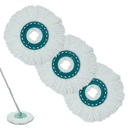 3PCS Microfiber Replacement Head Hands-free Rotating Mop Cloth for Leifheit Heads Clean Disc Mop Micro Cleaner Pad