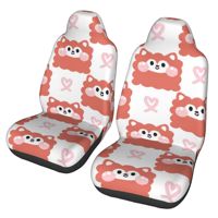 cute lambs 2pcs Print Car Seat Covers for Women and Men, Universal Auto Front Seat Protector Fits for Car, SUV Sedan,