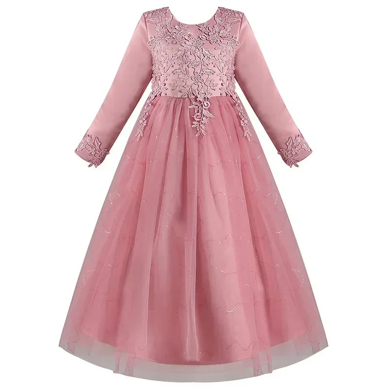 Vestido de princesa puff feminino, vestido de casamento infantil, edição coreana, desfile, novo, primavera e outono, 2023