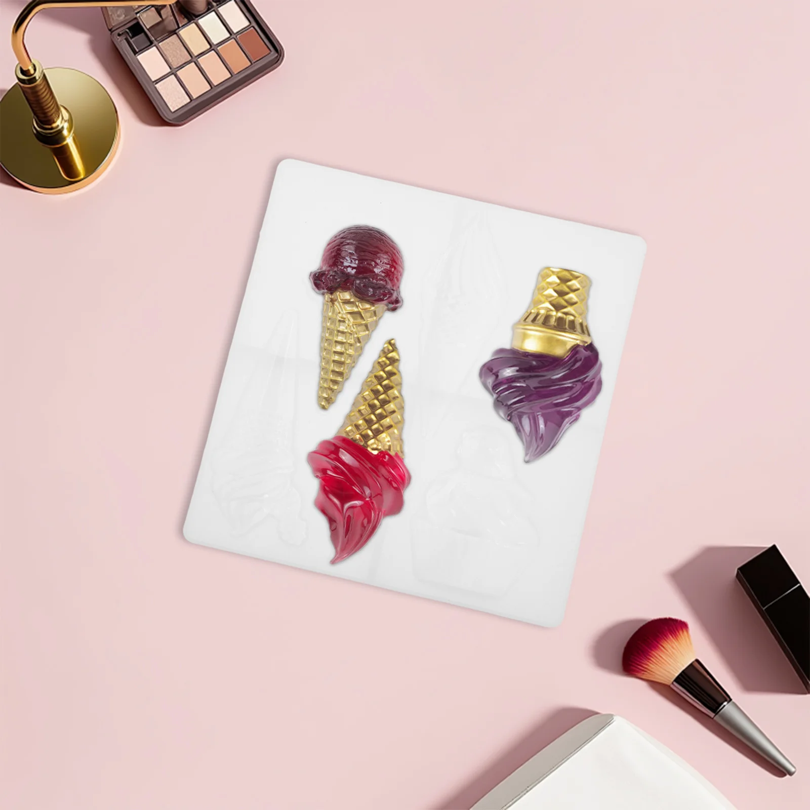 

Ice Cream Silicone Mold for DIY Resin Soap Craft Smooth Surface Making Mold Projects Silicone Molds for Resin